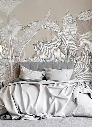 Фотошпалери коричневе листя