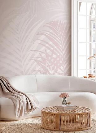 Фотошпалери біле і рожеве листя