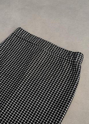 Юбка черно белая м m