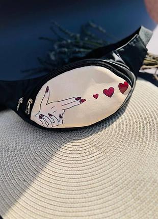 Топ качество ! бананка , сумка на пояс  поясная сумка