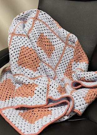 Плед вʼязаний