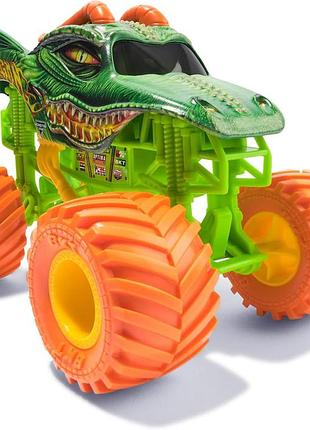 Оригінал monster jam dragon монстр-трак зелений дракон 1:24 металевий кузов 2
