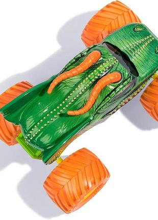Оригінал monster jam dragon монстр-трак зелений дракон 1:24 металевий кузов 5