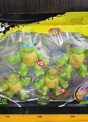 Набор фигурок тянучек герои гуджитсу черепашки ниндзя оригинал heroes of goo jit zu tmnt 5