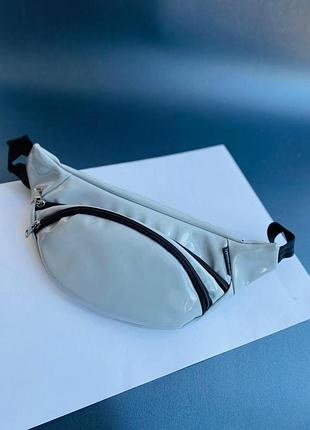 Топ качество ! бананка серая, сумка на пояс  поясная сумка ,барыжка барсетка