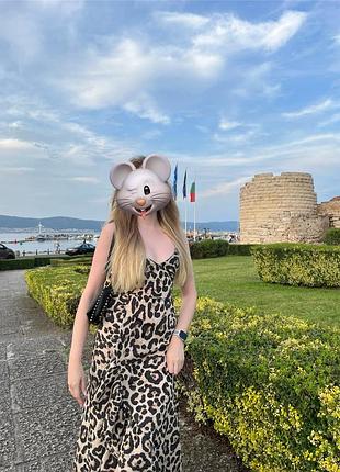 Сукня леопардова
