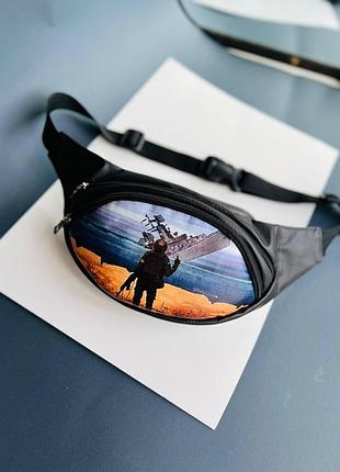 Топ качество ! бананка русский корабль, сумка на пояс  поясная сумка с принтом