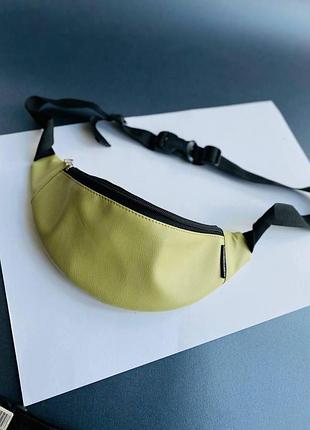 Топ качество ! бананка оливковая , сумка на пояс  поясная сумка с принтом