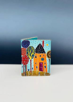 Обкладинка на ай ді картку шкіра , автодокументи, картхолдер id паспорт