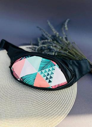 Топ качество ! бананка , сумка на пояс  поясная сумка с принтом