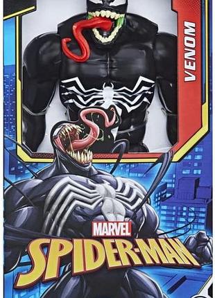 Игровая фигурка веном 30 см. марвел человек-паук. marvel titan hero series deluxe venom action figure
