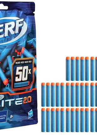 Кулі нерф еліт 2.0 набір 50 штук nerf elite 2.0 50-dart refill pack оригінальні стріли hasbro