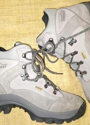 40р 26-26.5 замша ботинки everest water tex отличное состояние