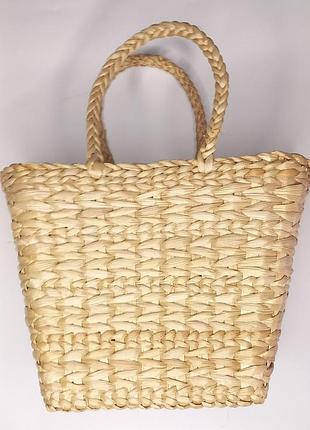 Натуральний солом'яний кошик