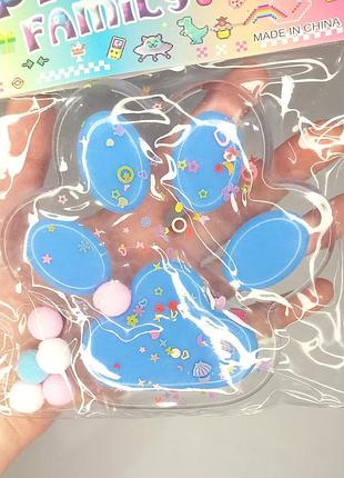 Велика лапка таба , лапка котика антистрес хіт 2024  лапка 15 см, світиться