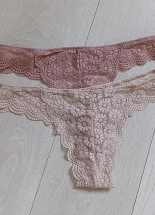 Трусики ажурные трусы кружевные бикини кружные танга s c m м 8 10 36 38