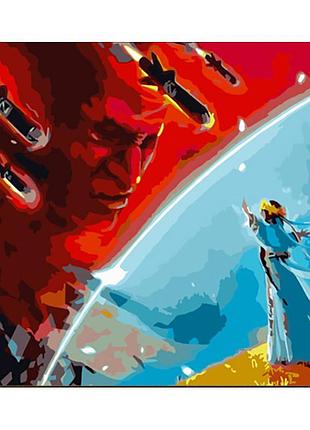 Картина за номерами strateg преміум сила оборони розміром 40х50 см (gs682)