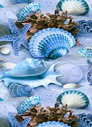 Алмазна мозаїка strateg преміум чарівні мушлі без підрамника розміром 40х50 см  (jsfh85882)