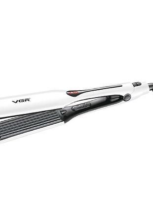 Плойка-гофре професійна vgr v-557, керамічне покриття, led display, керамічне покриття, led display