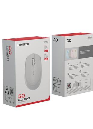 Бездротова миша fantech w193 silent click колір рожевий