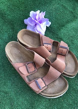 #b12 birkenstock arizona шльопанці замша оригінал