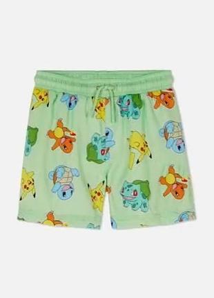 Короткі шорти для плавання плавки покемон pokemon primark 4-5 років