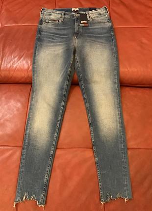 Джинсы tommy jeans skinny mid rise, р.29w-32l