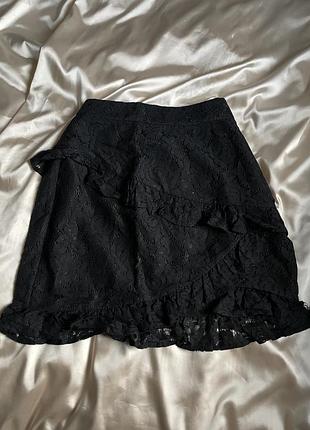 Міні спідниця мереживна