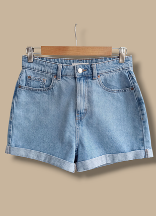 Женские джинсовые шорты с высокой посадкой denim co.