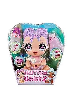 Лялька mga's glitter babyz baby doll with 3 magical color changes.