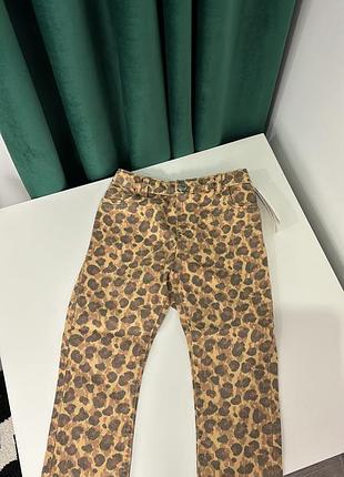 Дитячі джинси леопардові h&m