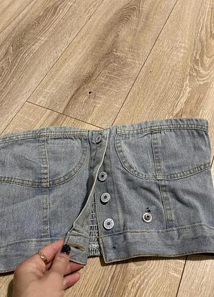 Новий топ джинсовий