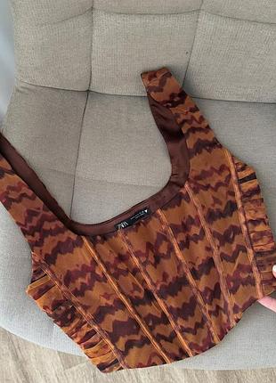 Корсет сетка сітка з кісточками зара