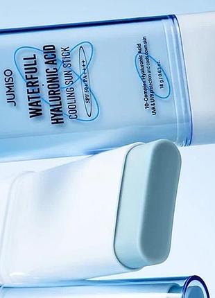 Jumiso waterfull hyaluronic acid cooling sun stick – сонцезахисний стік spf50+ pa++++