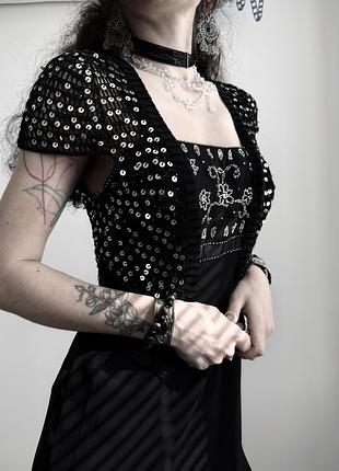 Болеро чорне паєтки вечірнє