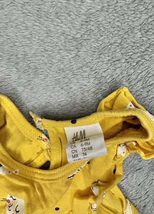 Сукня леопардова 9-12мес 4