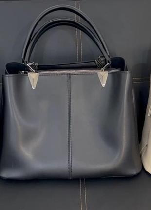 Невероятная женская сумка на каждый день (бежевая, черная)