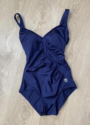 Суцільний купальник на широких бретелях glumann