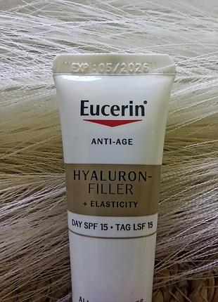 ✨eucerin anti-age elasticity+filler day cream spf15 антивозрастной дневной крем для лица ю...