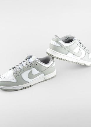 Кросівки nike dunk low retro dd1391-103 весна-осінь, сіро-білі