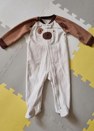 Флісовий чоловічок унісекс carter's (6-9 місяців)