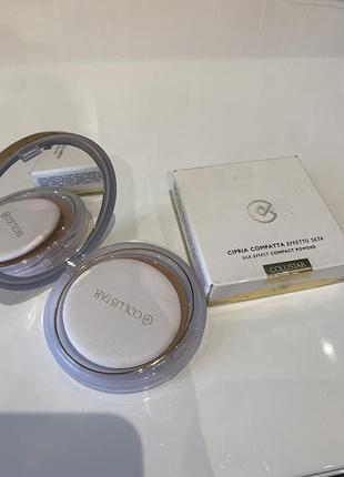 Пудра collistar silk effect compaсt powder # 5 pesca, оригінал