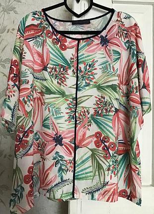 Хорошая свободная летняя блуза.балта. m&amp;s collection