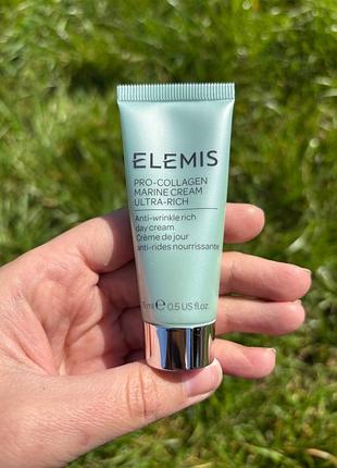 Насичений крем для обличчя "морські водорості" elemis pro-collagen marine cream ultra-rich