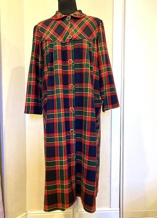 Вовняне халат пальто вінтаж