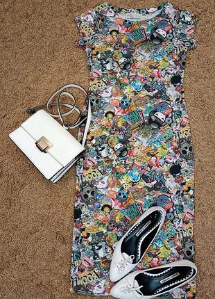 Платье в стиле поп-арт cameo rose