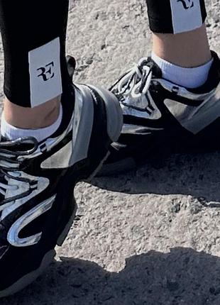 Кросівки чорні жіночі замшеві, кожаные кроссовки модные черные женские натуральные