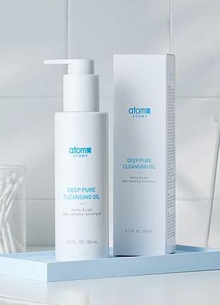 Гидрофильное масло. 150 мл. atomy deep pure cleansing oil. корея.