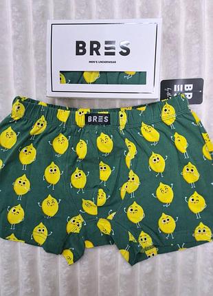 Мужские боксеры с принтом лимонов "bres" (арт. мshk 304/03/134)