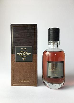 Туалетна вода wild country, 75 мл avon. ейвон кантрі